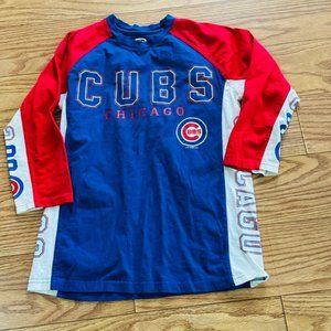 Chicago Cubs Boy's Small Hands High Challenger Long Sleeve Top Shirt